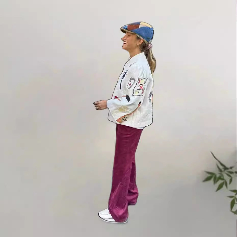 Dame Blazer Oversize Moderne Chic und Stil