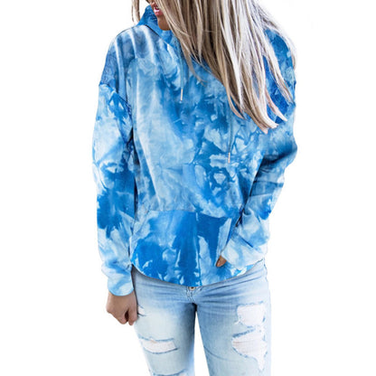 Pull à capuche pour femmes avec un motif batik unique Chic und Stil