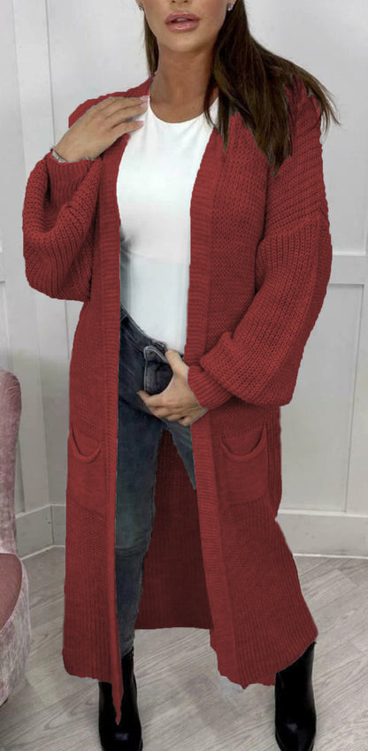 Pull-over pour dames en gros tricot avec coupe décontractée et manches longues Chic und Still
