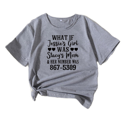 Dames de loisirs T-shirt graphique humoristique Chic und Stil