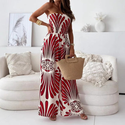 Combinaison sans bretelles pour femmes à jambes larges Chic und Stil