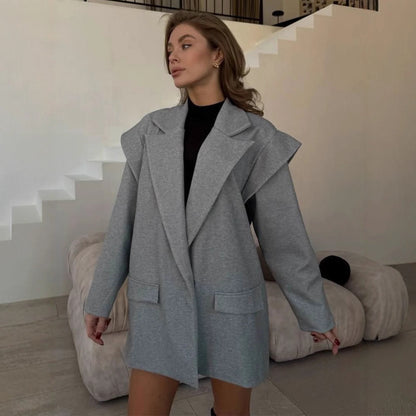 Dames élégante blazer oversize Chic und Stil