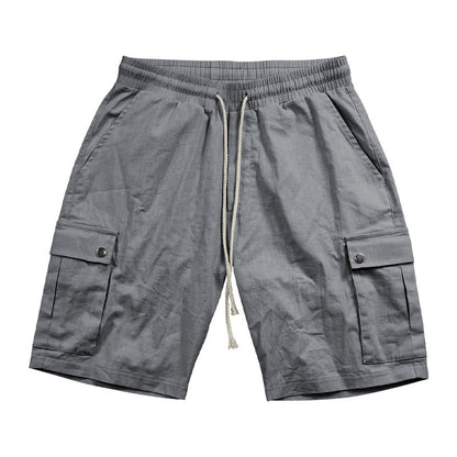 Shorts Cargo pratiques pour hommes avec une taille élastique et des poches polyvalentes Chic und Stil