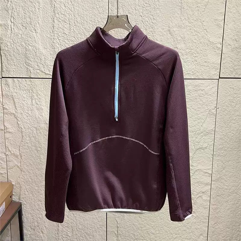 Top long à manches longues sportif pour femmes avec éléments de fermeture éclair pratiques Chic & Stil