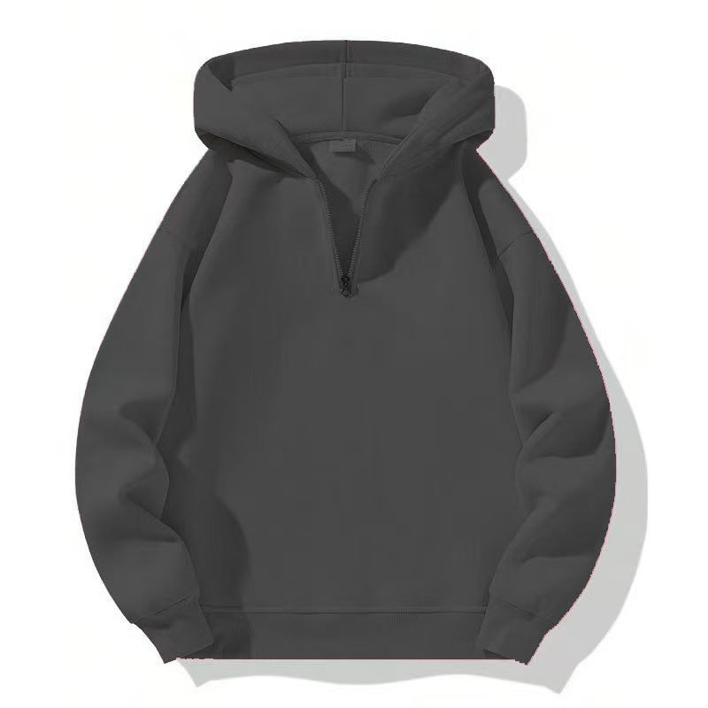 Dame Zip-Hoodie avec col montant et poches latérales Chic und Stil