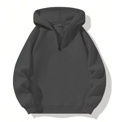 Dame Zip-Hoodie avec col montant et poches latérales Chic und Stil