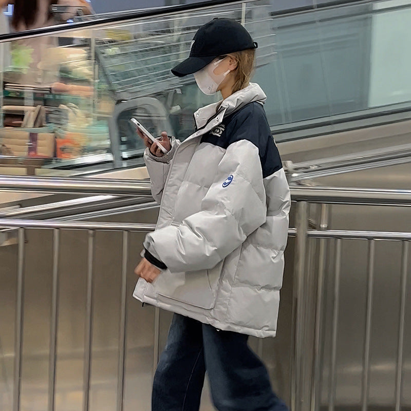 Dames isolée oversized manteau d'hiver avec poches pratiques Chic und Stil