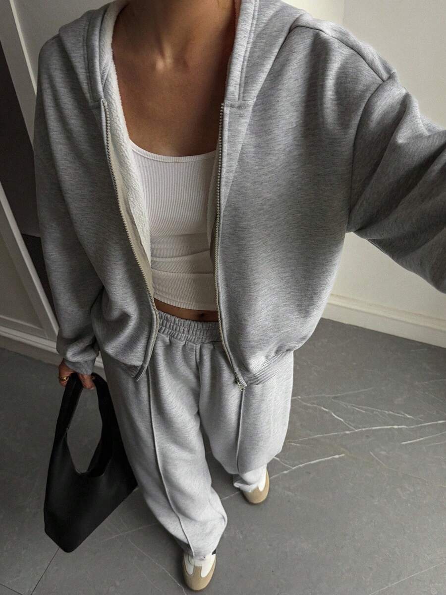 Ladies comfortable hoodie and casual leisure pants Chic and Style