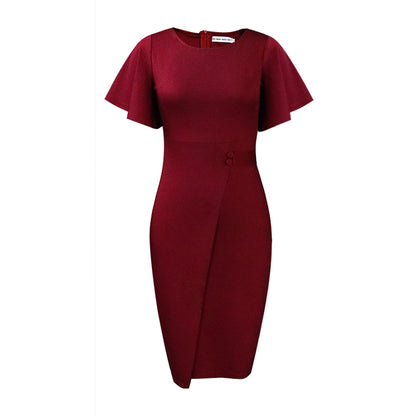 Robes élégantes pour dames avec des manches à volants et une silhouette cintrée Chic und Stil