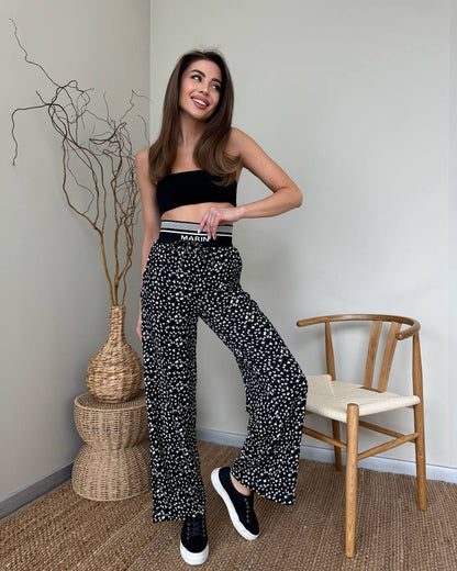 Chic and Style Leopard Print Lounge Pants for Women