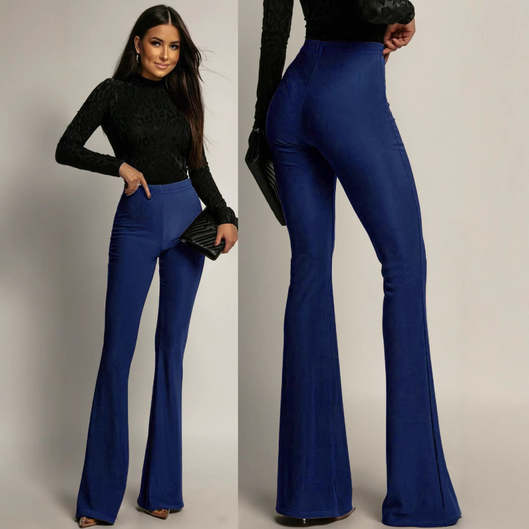 High-waisted flared pants for ladies Chic und Stil