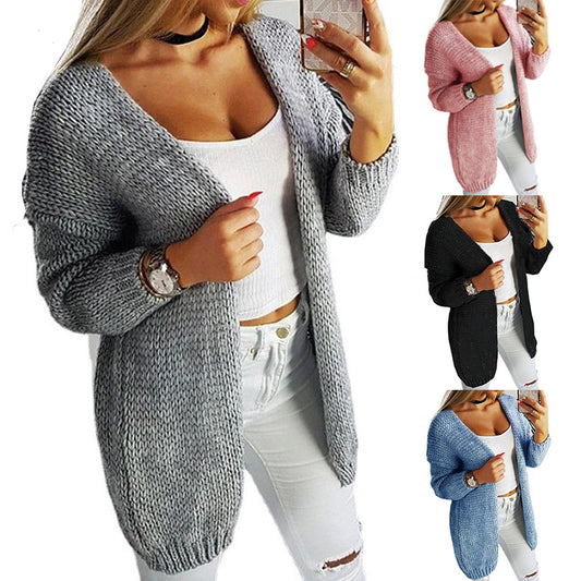Cardigan en tricot décontracté pour femmes avec un matériau doux et une coupe décontractée Chic und Stil
