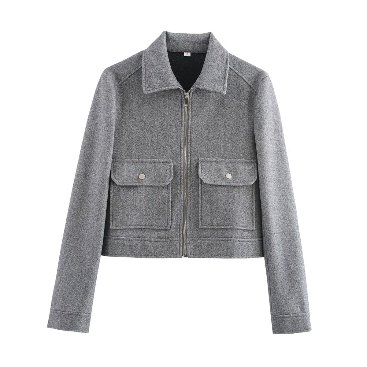 Ladies cropped Utility-Jacket Chic and Style