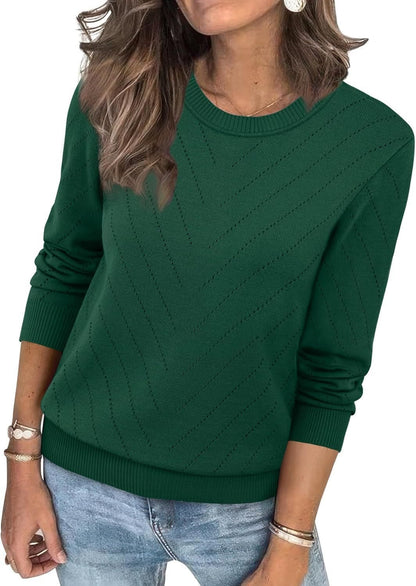 Dames Pull à la mode avec motif zigzag structuré et coupe décontractée Chic und Stil