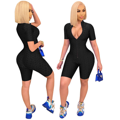 Combinaison de sport pour femmes avec fermeture éclair et coupe cintrée Chic und Stil