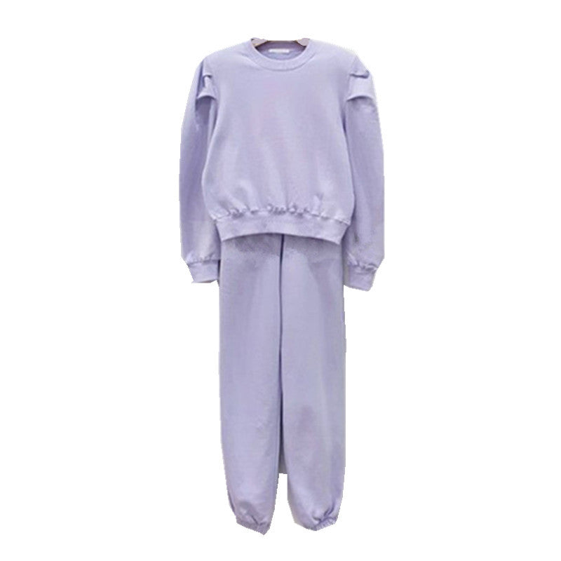 Ensemble de loisirs confortable pour femmes avec taille élastique et sweat à capuche Chic & Stil