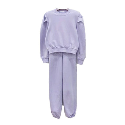 Ensemble de loisirs confortable pour femmes avec taille élastique et sweat à capuche Chic & Stil