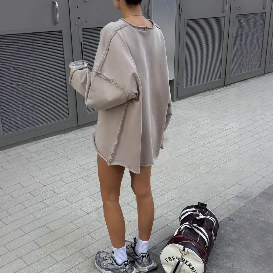 Pull oversized décontracté pour femmes avec des accents tendance Chic und Stil