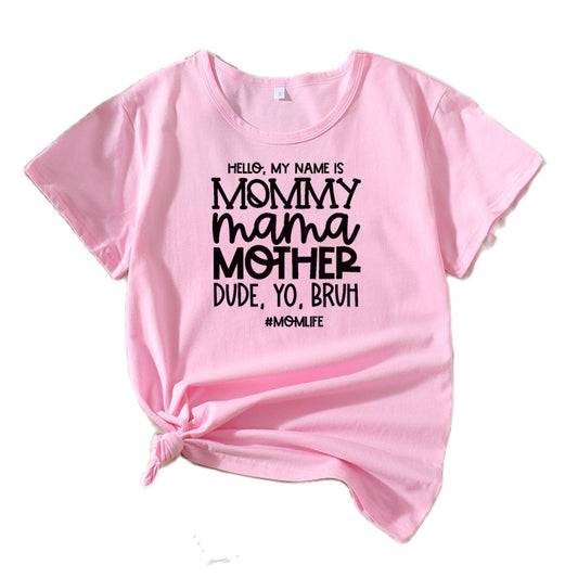 T-shirt graphique Fun Statement Chic und Stil pour femmes