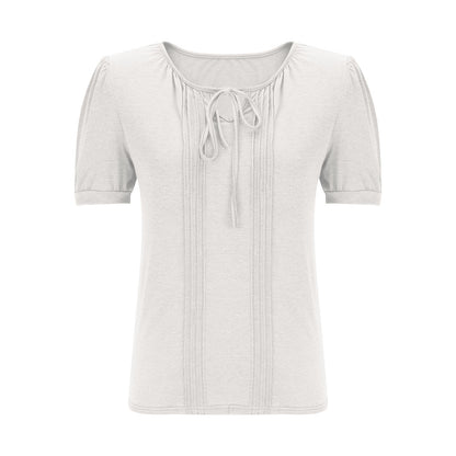 Dames décontractée blouse à manches bouffantes Chic und Stil