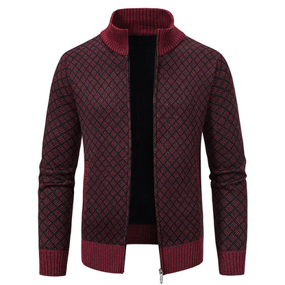 Dames élégant cardigan avec col montant Chic und Stil