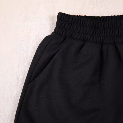 Shorts de sport pour femmes avec inscription tendance Chic und Stil