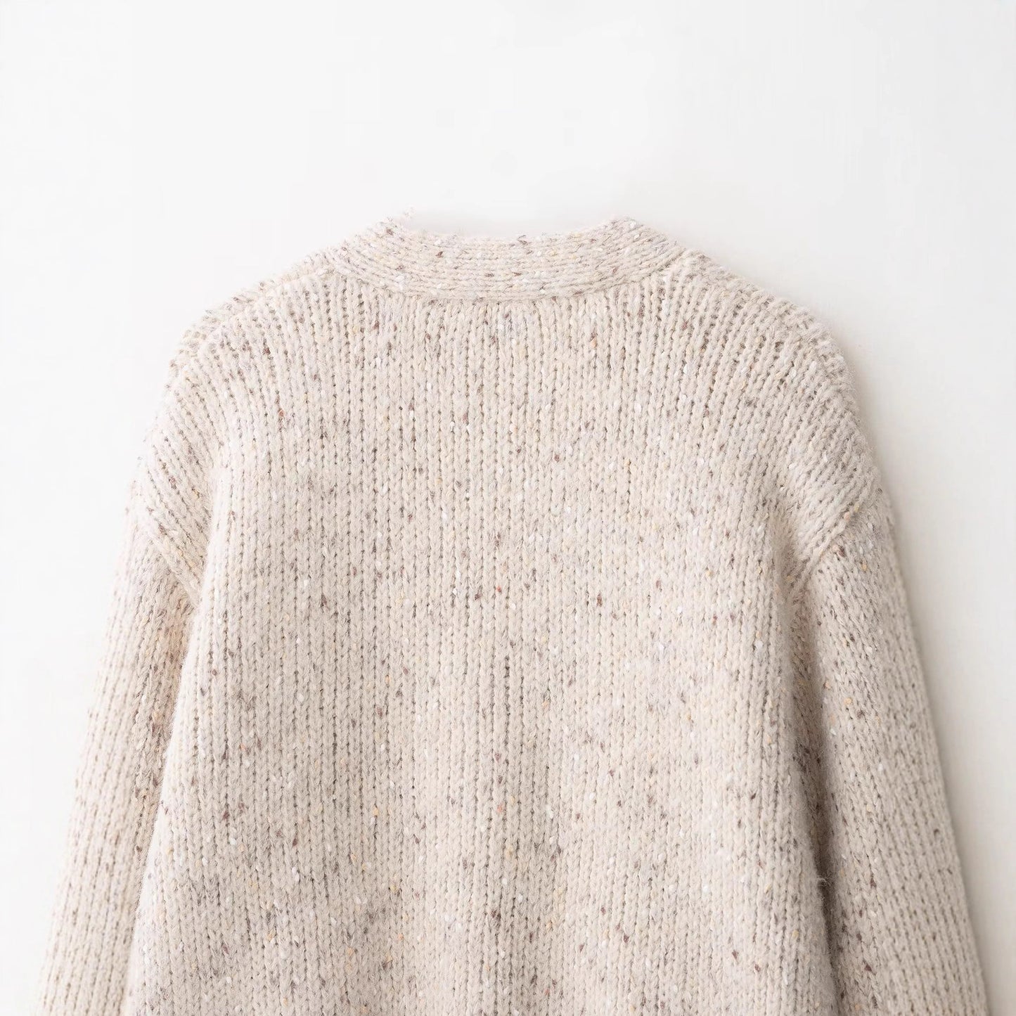 Dames gilet en tricot chunky avec grandes poches plaquées Chic und Stil