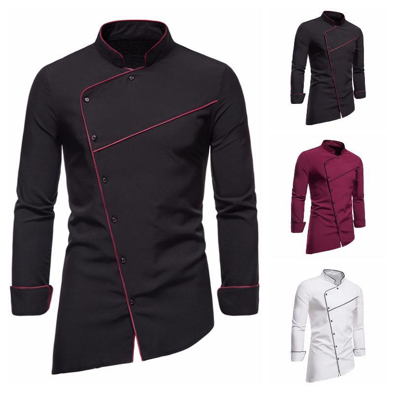 Men's chef jacket with precious contrasts and high-quality finish Chic and Style