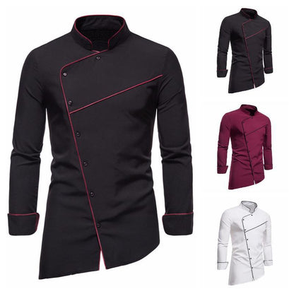 Men's chef jacket with precious contrasts and high-quality finish Chic and Style