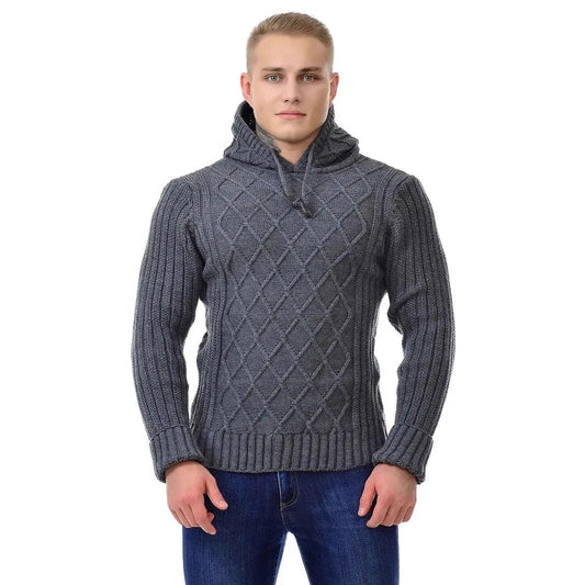 Pull homme en tricot avec motif en losange moderne Chic und Stil