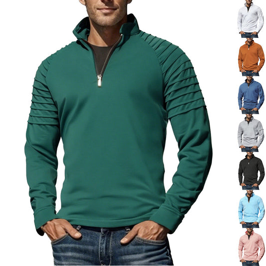 Pull fonctionnel pour hommes avec demi-zip et design moderne Chic und Stil