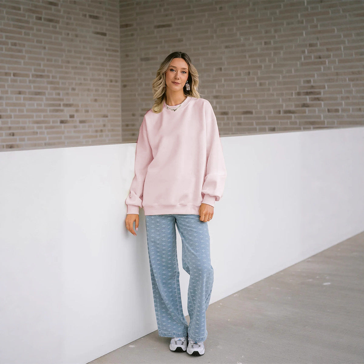 Comfortable sweat set for women and loose pants Chic und Stil