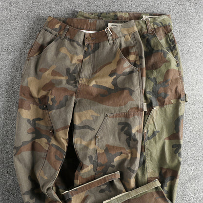 Men's cargo pants in modern camouflage design with multifunctional pockets Chic and Style