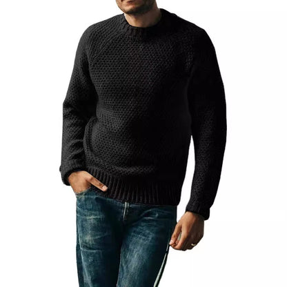 Pull en tricot pour hommes avec un design structuré intemporel Chic und Stil