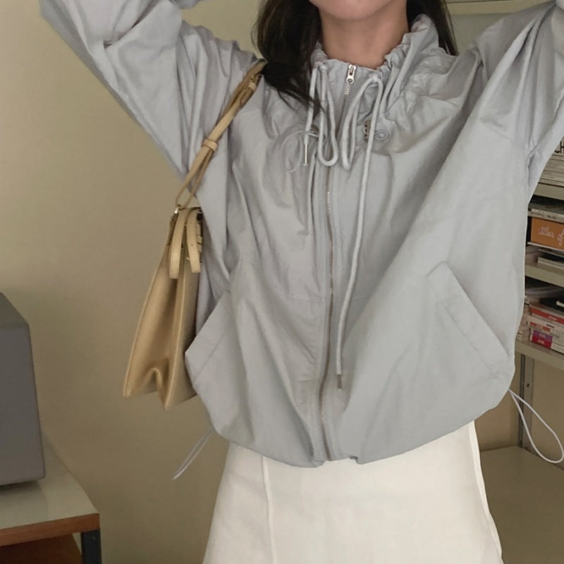 Veste de transition légère pour femmes avec cordon de serrage ajustable Chic & Stil