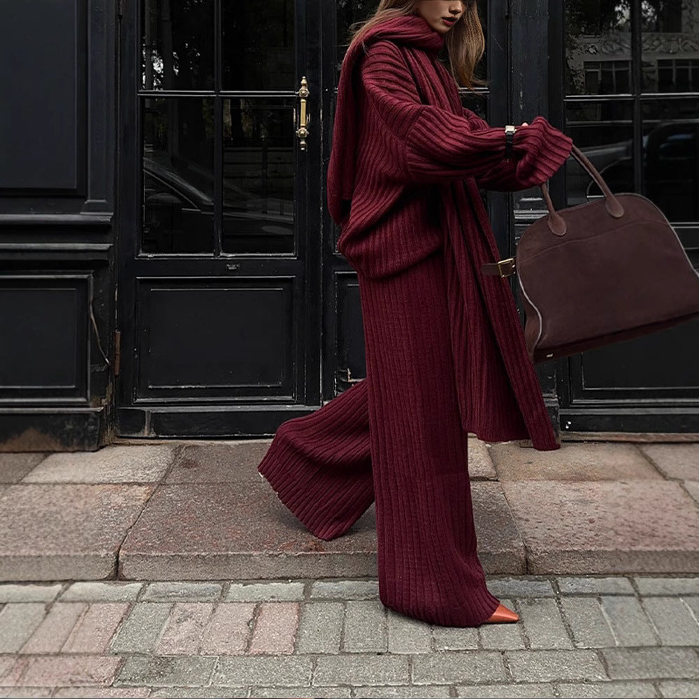 Complet en tricot pour femmes avec une coupe décontractée et moderne Chic und Stil