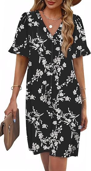 Robe décontractée en lin pour femmes Chic und Stil