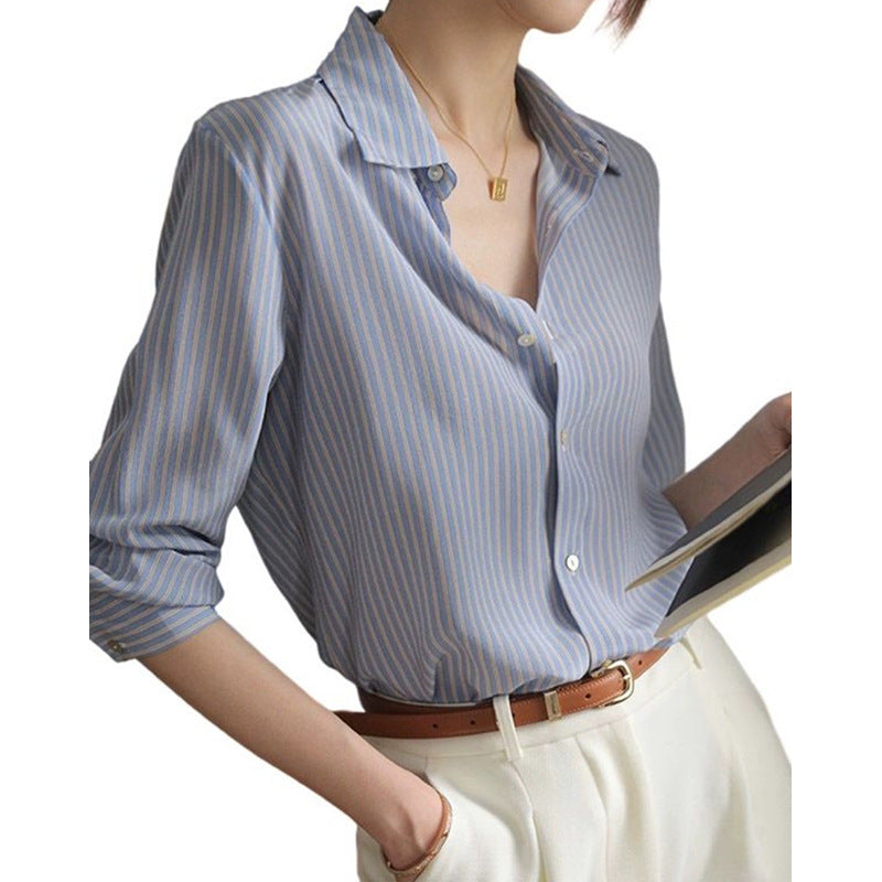 Chemisier à rayures pour femmes Chic und Stil