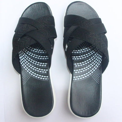 Sandales pour dames confortables avec semelle ergonomique et sangles réglables Chic und Stil