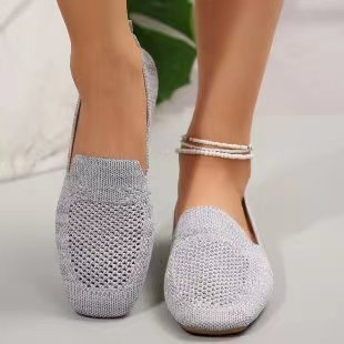 Dames Chaussures à enfiler en maille respirante Chic und Stil