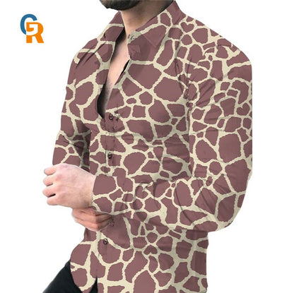 Chemise pour hommes avec un motif animal saisissant Chic und Stil