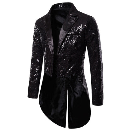 Blazer à sequins glamour pour hommes avec design exclusif Chic und Stil