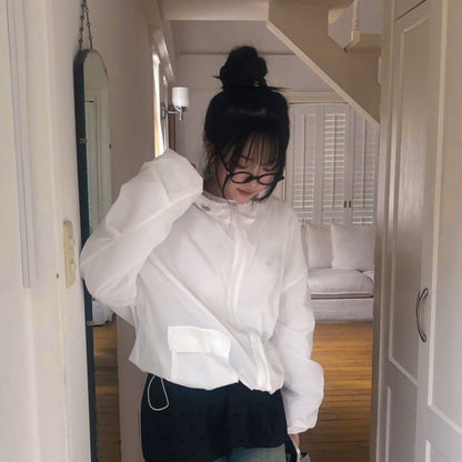 Veste coupe-vent décontractée pour femmes avec poches pratiques Chic & Stil