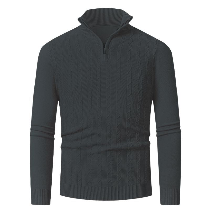 Pull-over en tricot à col haut pour hommes Chic und Stil