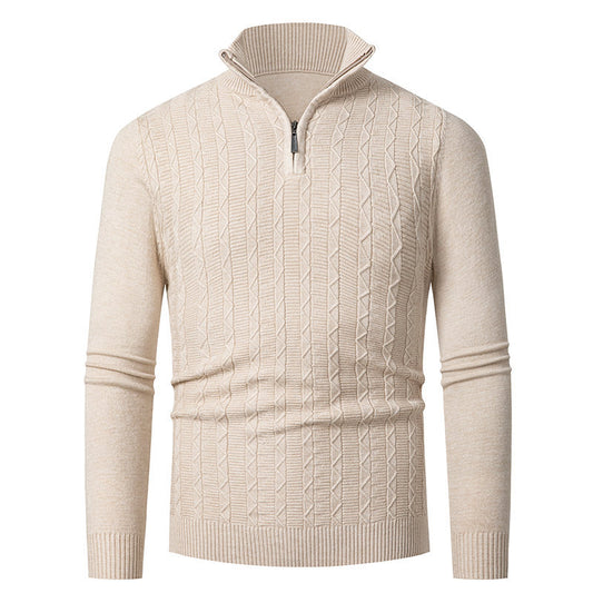 Pull-over en tricot à col haut pour hommes Chic und Stil
