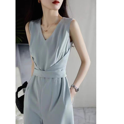 Combinaison élégant femme à col en V Chic und Stil