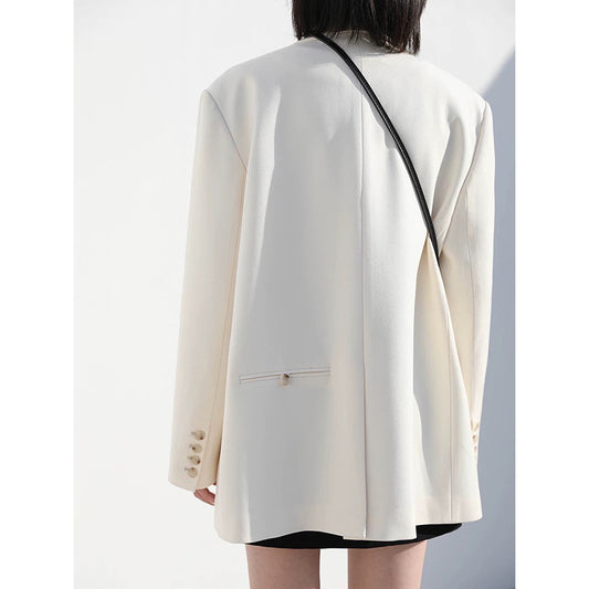 Veste oversize à double boutonnage pour femmes Chic und Stil