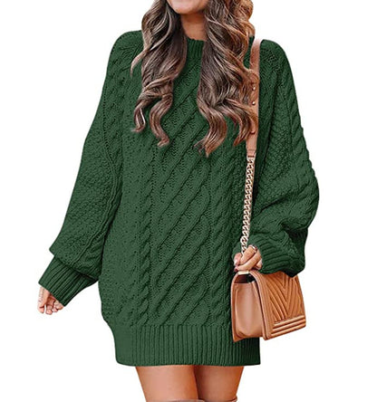 Femme Grand pull en tricot à motif torsadé et coupe décontractée Chic und Stil