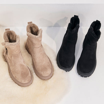 Bottes d'hiver tendance pour femmes avec doublure douce et profil robuste Chic und Stil