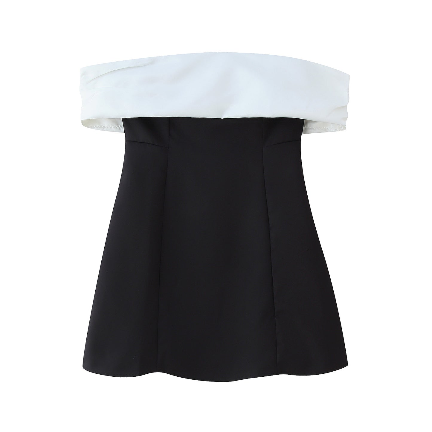 Robe off-shoulder pour dames avec drapé élégant Chic und Stil